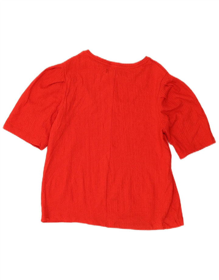 Zara Γυναικεία Μπλούζα Τοπ UK 12 Medium Red