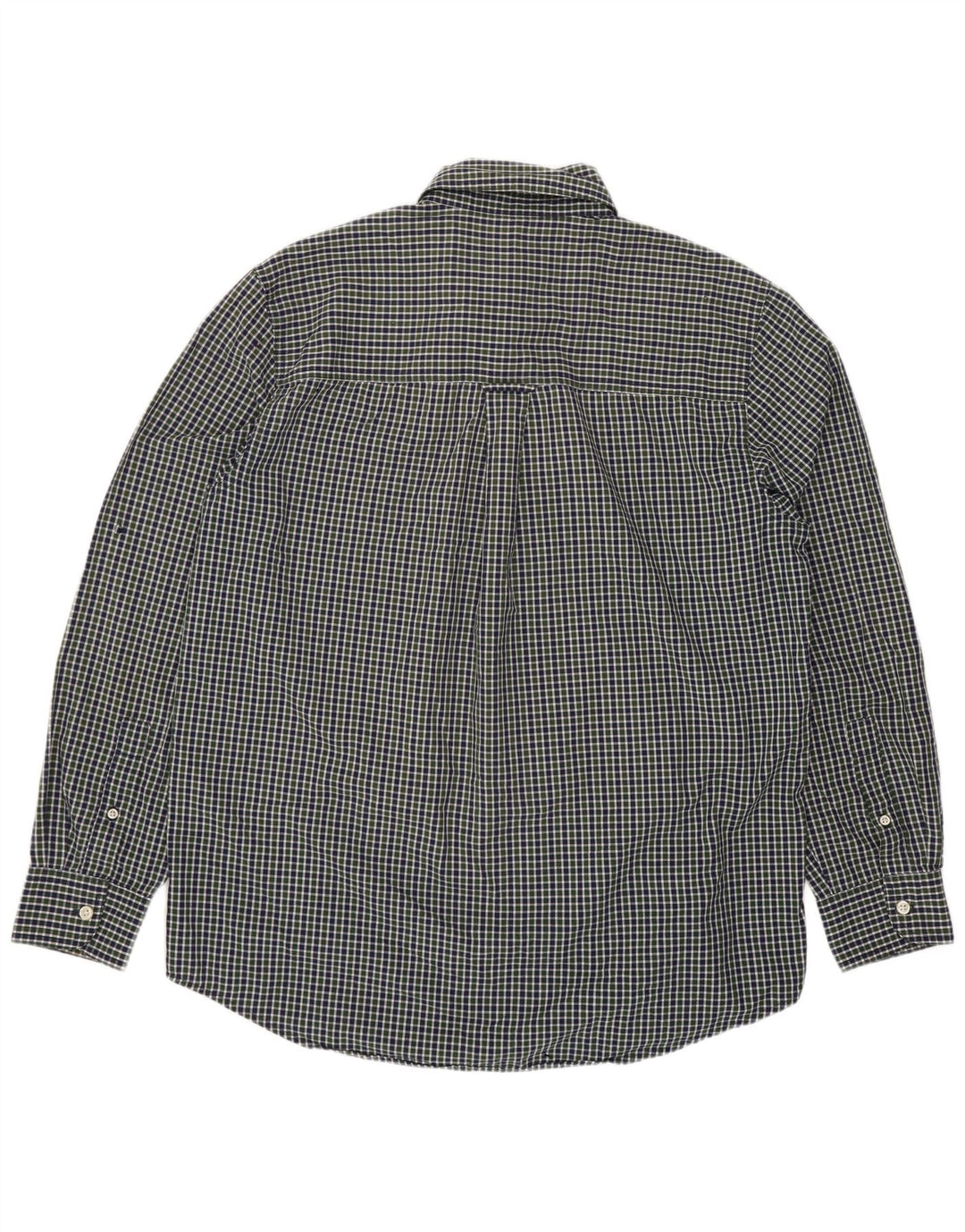 Chaps Ανδρικό πουκάμισο Classic Fit Μεσαίο πράσινο βαμβακερό Gingham