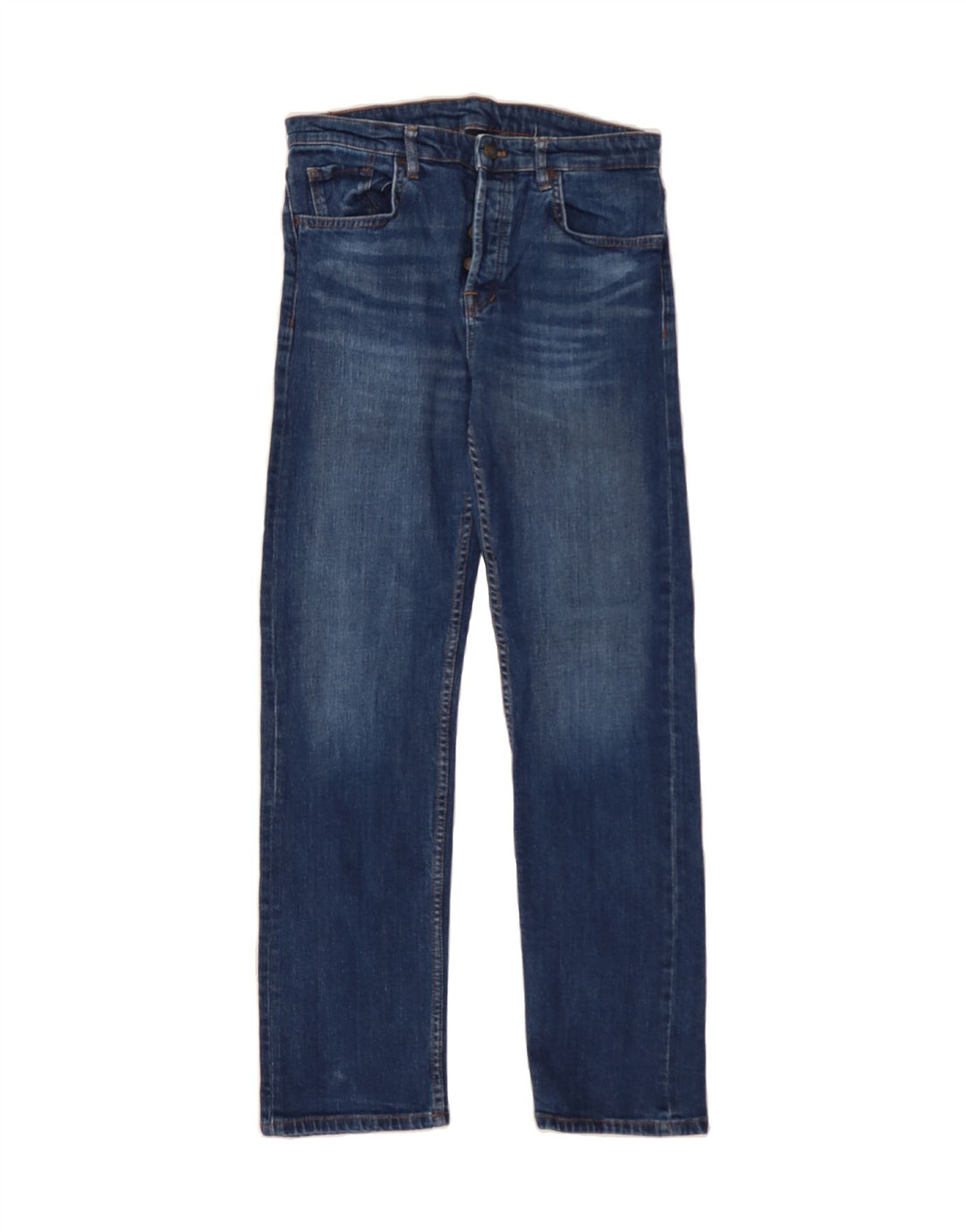 MASSIMO DUTTI Womens Straight Jeans EU 40 Medium W30 L30 Blue Vintage Massimo Dutti and Second-Hand Massimo Dutti from Messina Hembry 