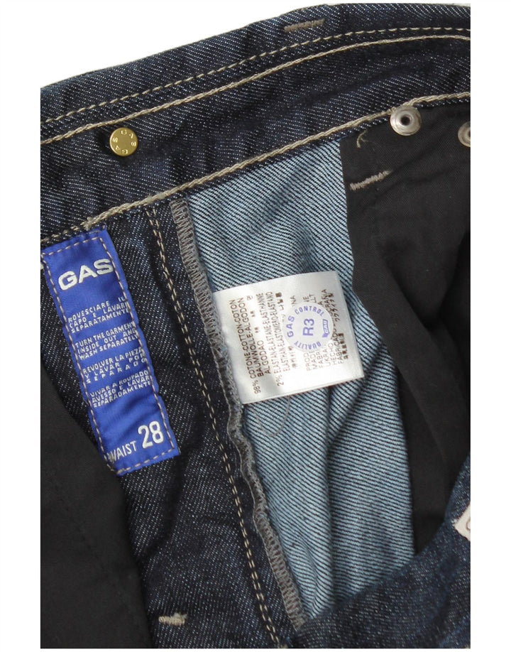 Ανδρικό τζιν Gas Straight W28 L33 Navy Blue Cotton