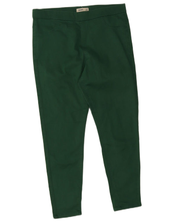 Marks & Spencer Γυναικείο κοντό καθημερινό παντελόνι UK 16 Large W34 L26 Green