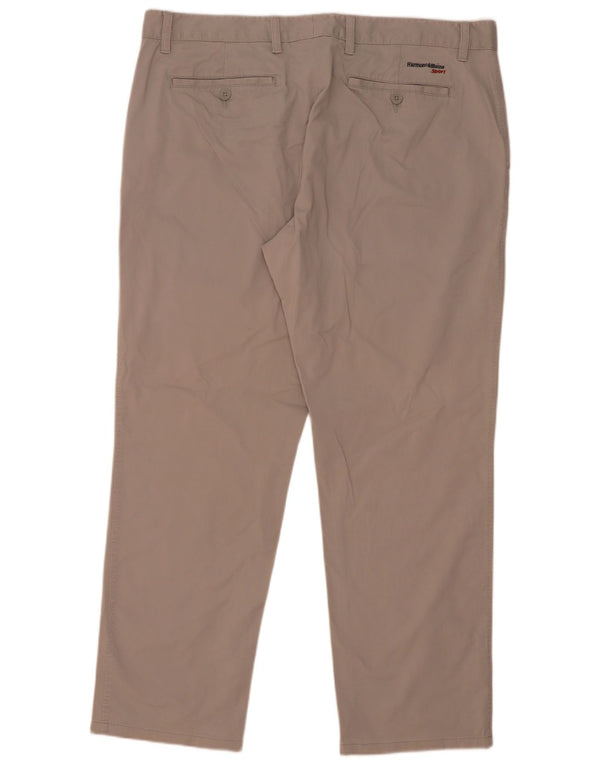 Ανδρικό ίσιο παντελόνι Chino Harmont & Blaine W42 L31 Γκρι βαμβακερό