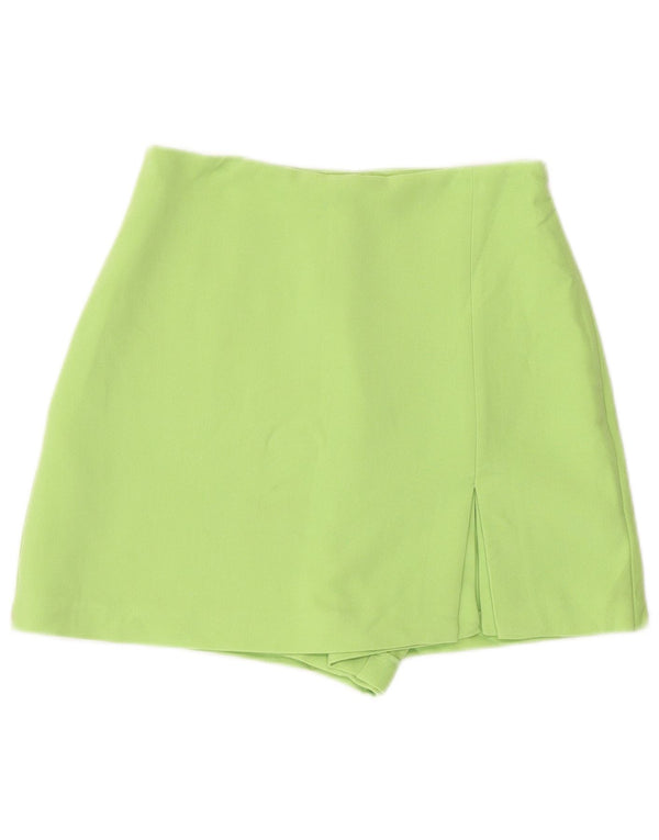 Zara Γυναικείο Ψηλόμεσο Skort UK 8 Small Green