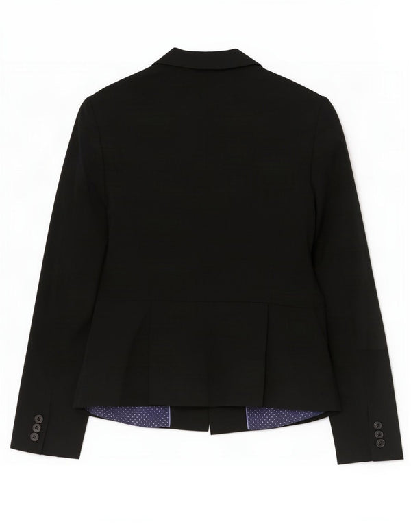 Jigsaw Γυναικείο σακάκι με 2 κουμπιά UK 10 Small Black Polyester