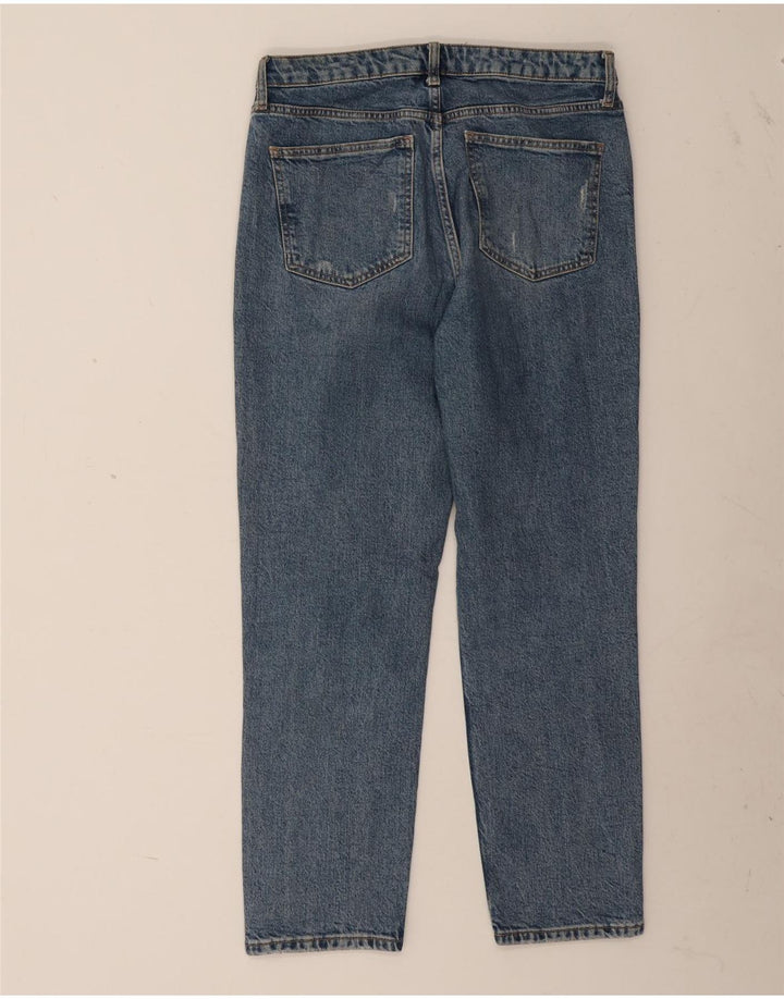 ZARA Γυναικεία στραβά τζιν EU 42 Large W32 L27 Blue