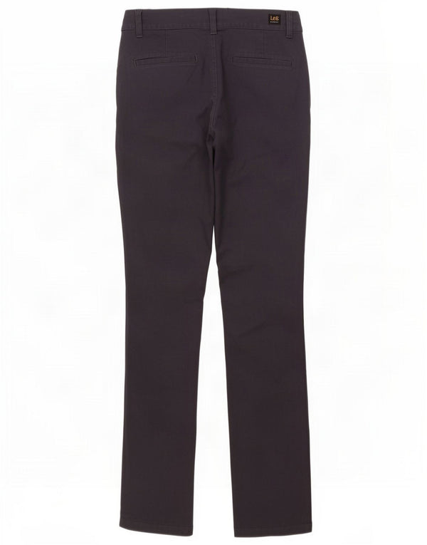 Lee Womens Bootcut Chino Trousers US 7 Medium W28 L31 Navy Blue Cotton