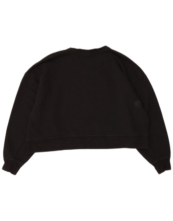 Γυναικείο γραφικό υπερμεγέθη φούτερ Nike Dri Fit Jumper UK 14 Medium Black