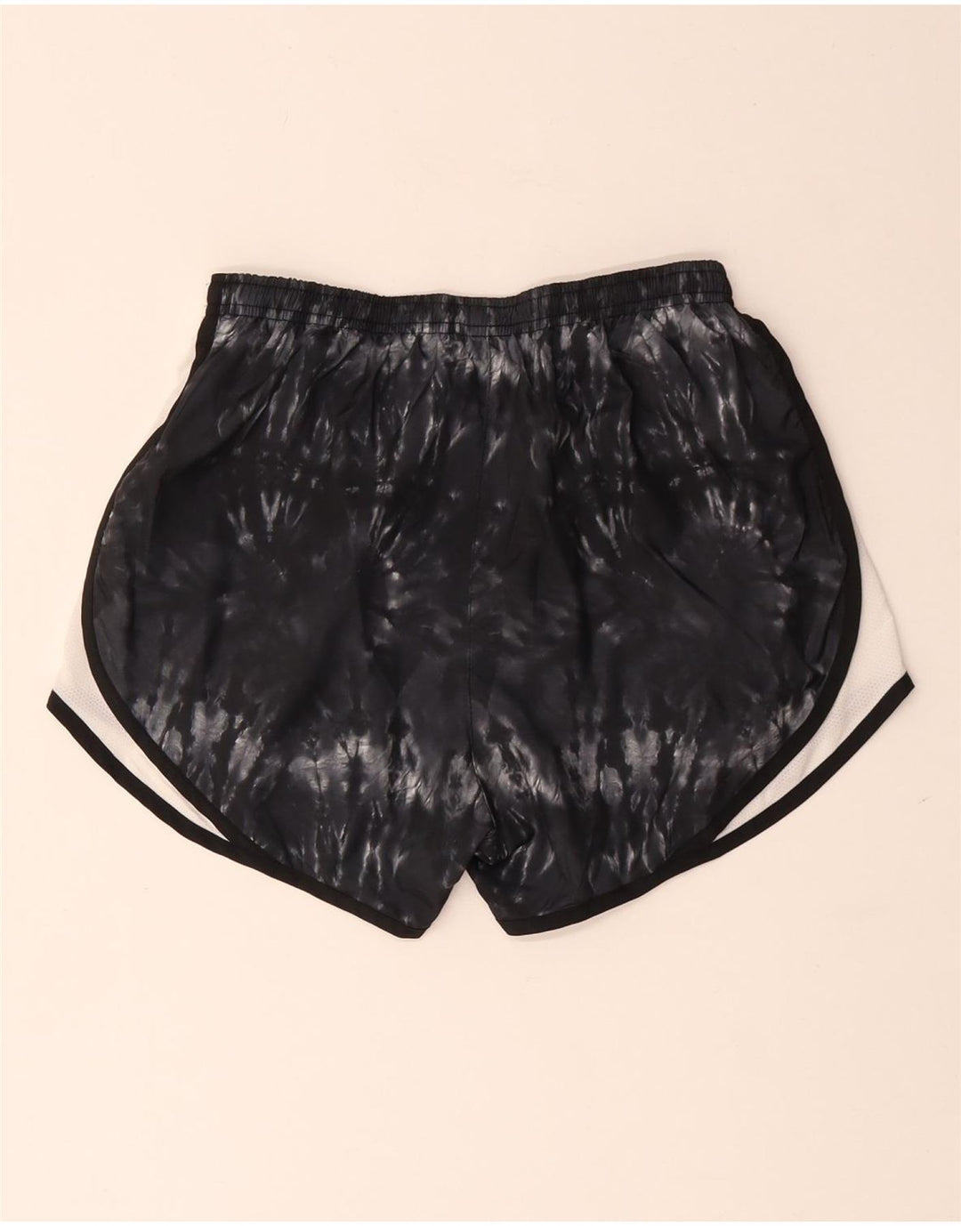 Γυναικείο αθλητικό σορτς Nike Dri Fit UK 8 Small Black Tie Dye Polyester
