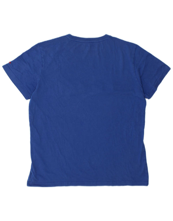 Ανδρικό γραφικό T-Shirt Napapijri Top XL Blue