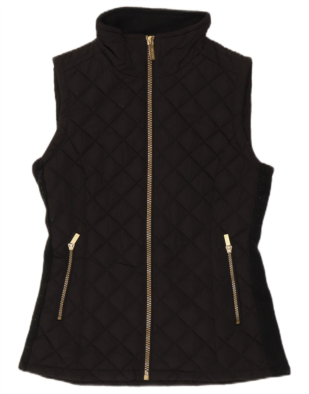 CALVIN KLEIN Γυναικείο Καπιτονέ Gilet UK 6 XS Μαύρο Πολυεστέρας