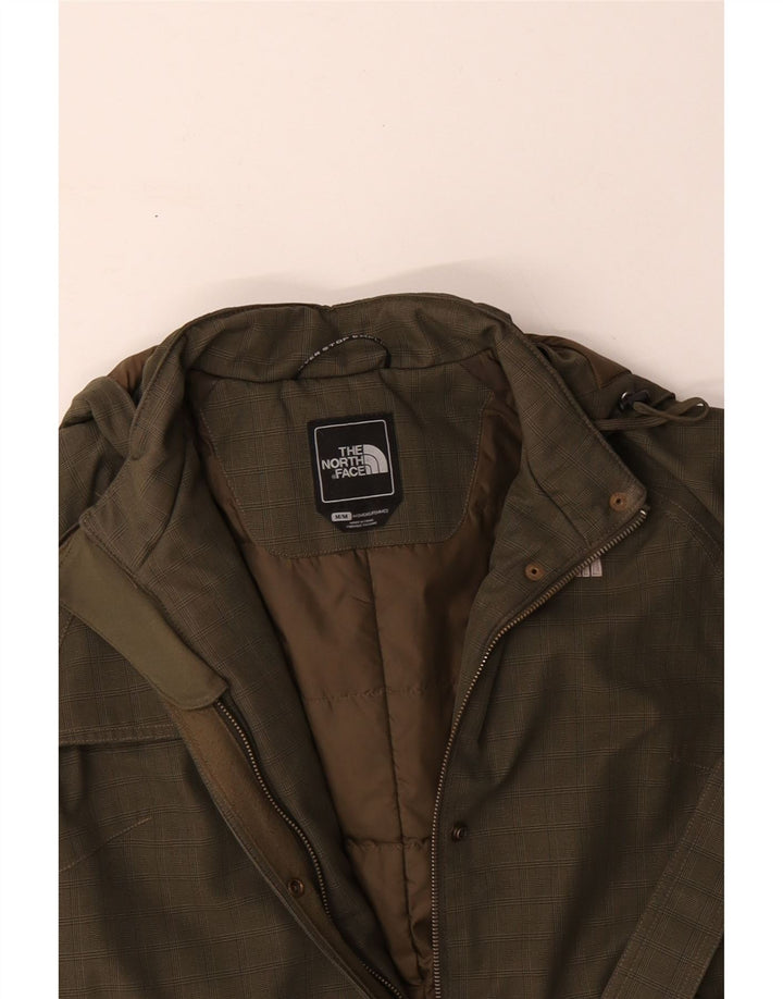 THE NORTH FACE Γυναικείο παλτό αντιανεμικό με κουκούλα UK 14 Μεσαίο Πράσινο Έλεγχο