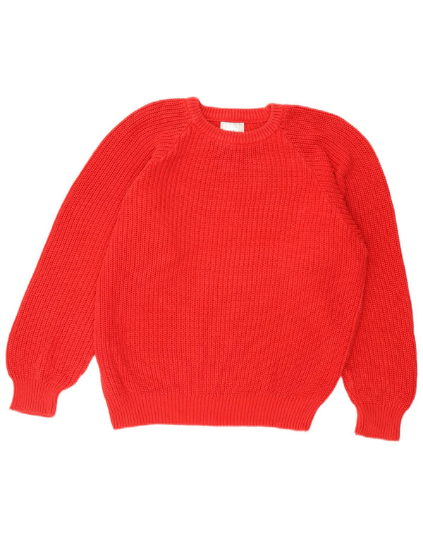 Ανδρικό πουλόβερ Benetton Crew Neck Jumper XL Red Cotton