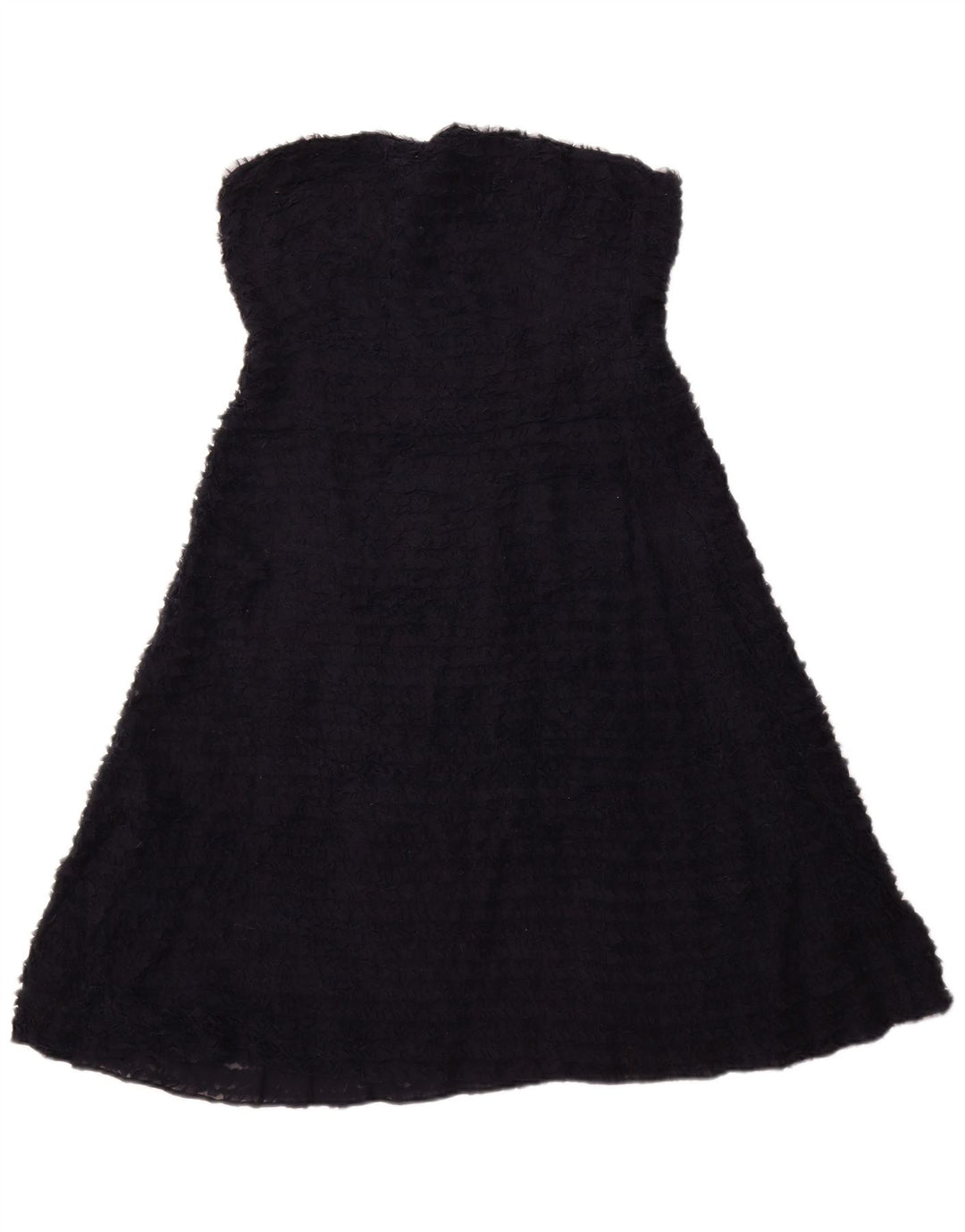 J. CREW Γυναικείο Στράπλες Φόρεμα UK 12 Medium Navy Blue