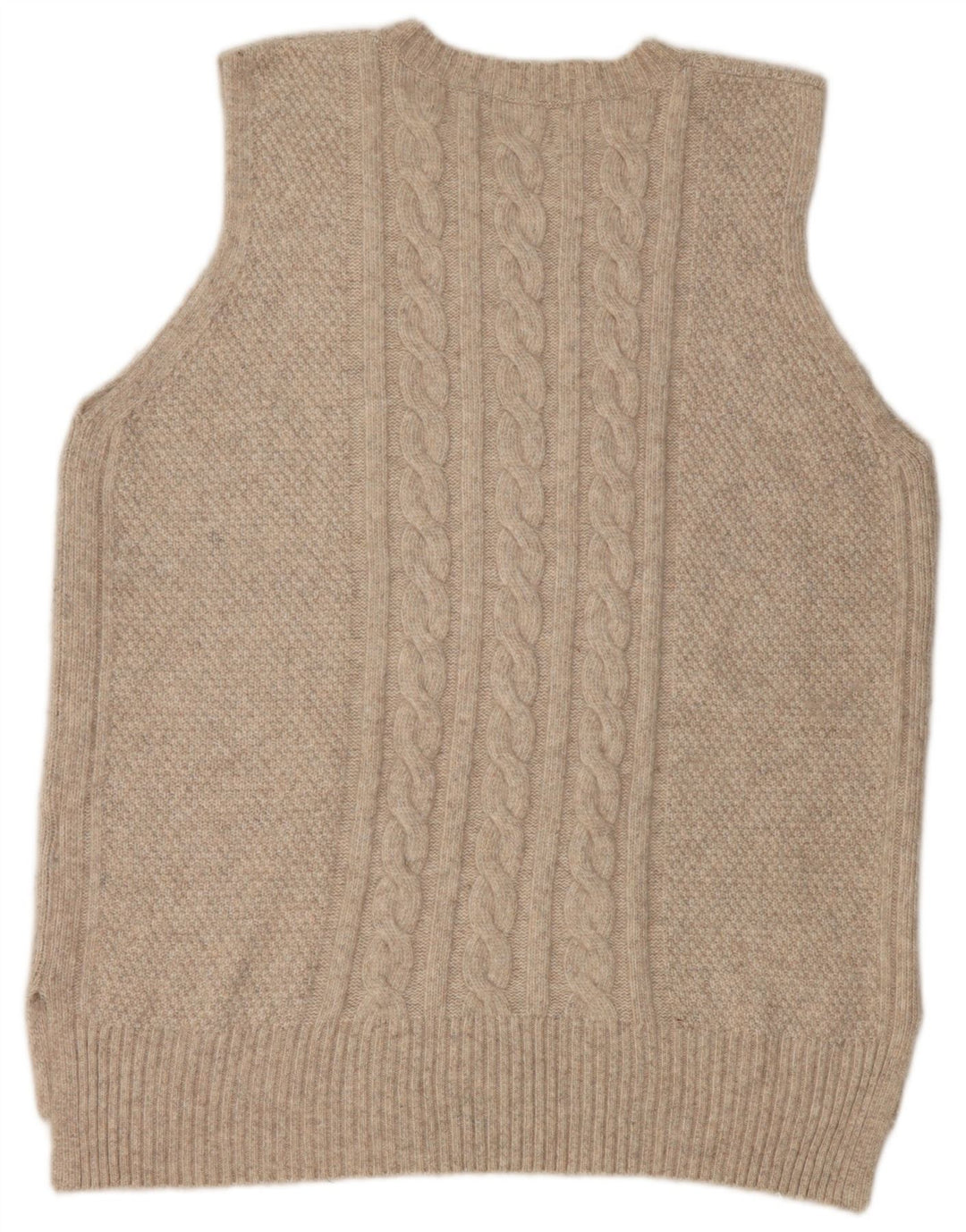 Marks & Spencer Γυναικείο γιλέκο Tank Top UK 16 Large Beige Polyester