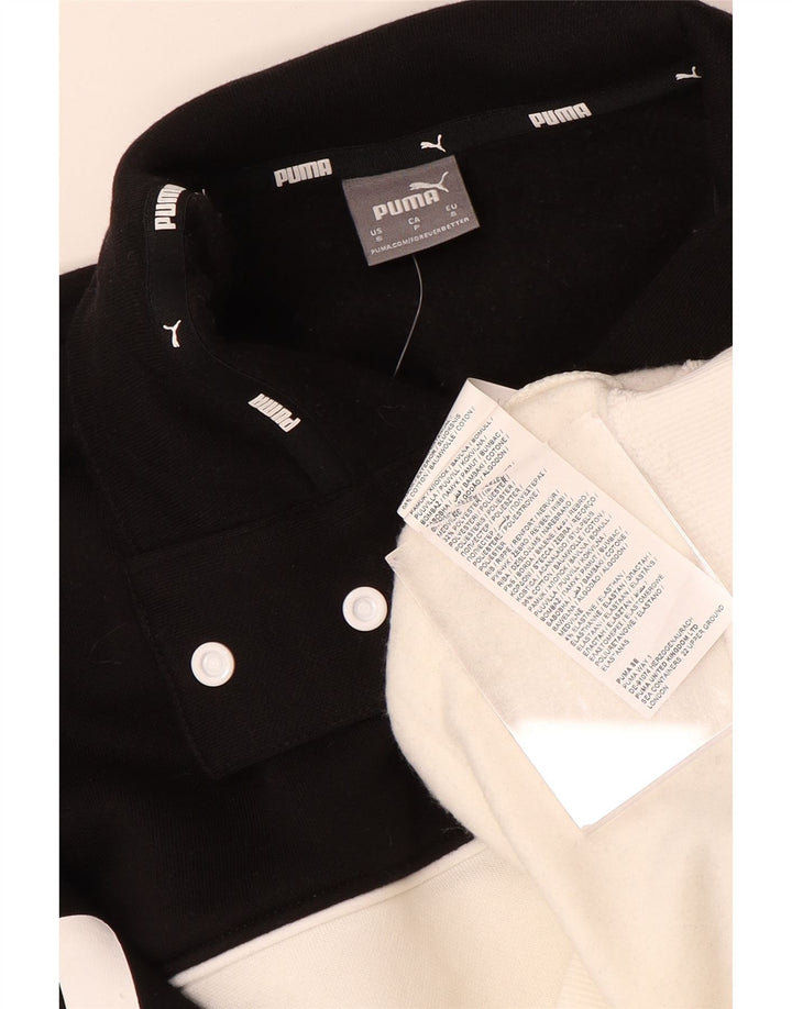 Puma Γυναικείο Γραφικό Φούτερ Jumper UK 10 Small Black