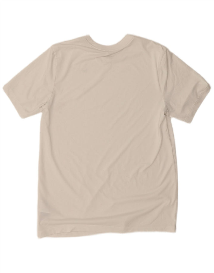 Ανδρικό T-Shirt Nike Dri Fit, μεσαίο λευκό πολυεστέρας