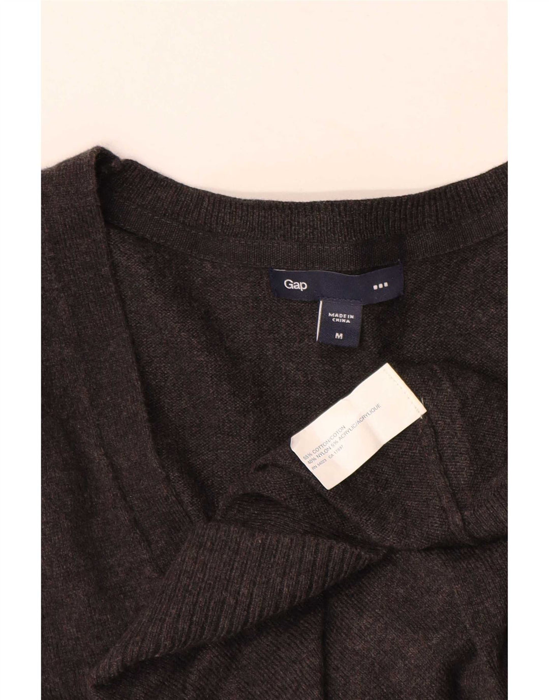 Γυναικείο πουλόβερ Gap Cardigan UK 14 μεσαίο γκρι βαμβακερό