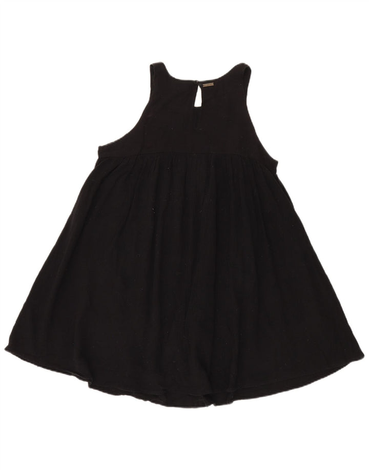 Billabong Γυναικείο Αμάνικο Φόρεμα Α-γραμμής UK 12 μεσαίο μαύρο βαμβακερό