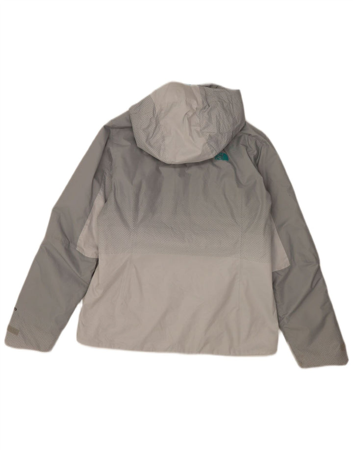 The North Face γυναικείο μπουφάν βροχής με κουκούλα UK 14 Medium Grey Colourblock