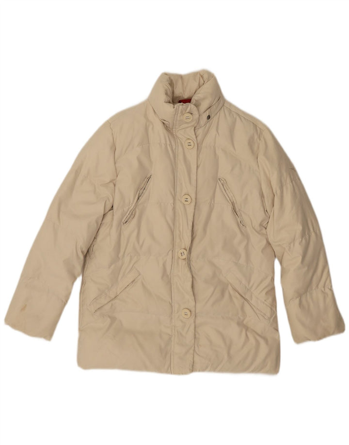 Diadora Girls Oversized μπουφάν με επένδυση 9-10 ετών Μεγάλο μπεζ πολυεστέρα