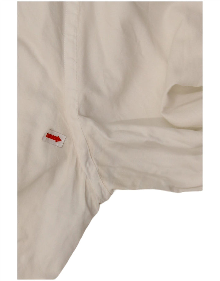 FRED PERRY Ανδρικό πουκάμισο Slim Fit 2XL Λευκό βαμβακερό
