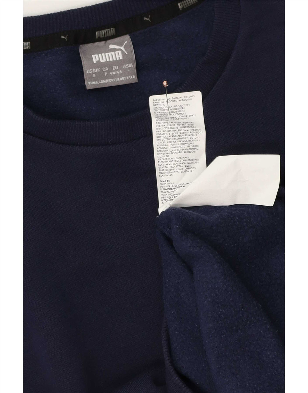 Ανδρικό φούτερ Puma Jumper Μικρό μπλε ναυτικό βαμβακερό