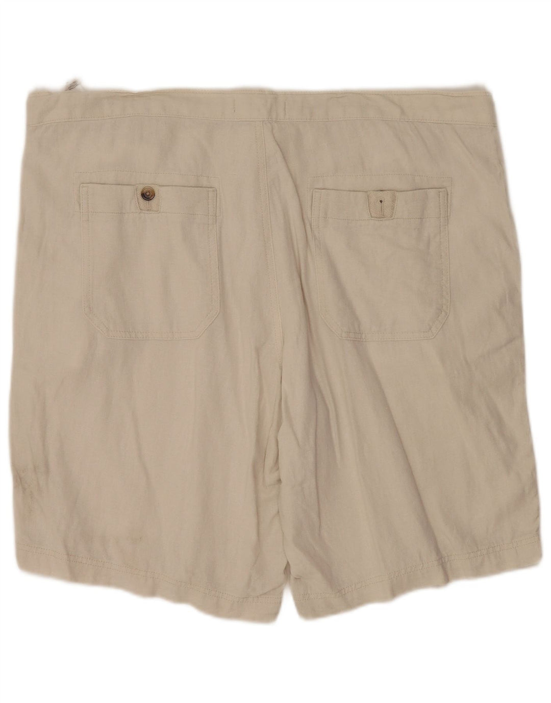 Ανδρικό σορτς Chino Marks & Spencer W42 2XL Μπεζ λινάρι
