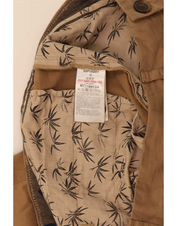 Ανδρικό σορτς Chino Superdry W32 Βαμβακερό μεσαίο μπεζ
