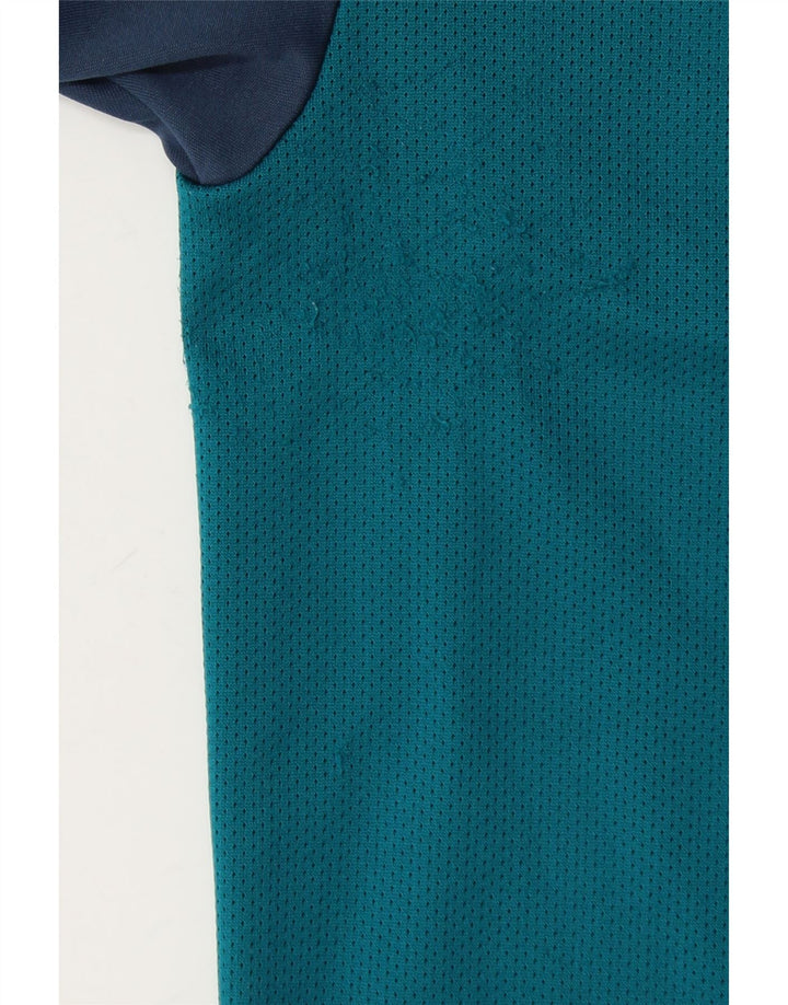 Ανδρικό T-Shirt PUMA Top Medium Blue Colorblock Πολυεστέρας