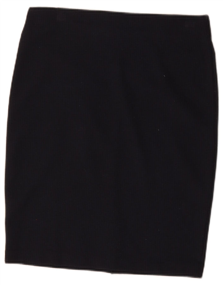 Esprit Γυναικεία Pencil Φούστα Small W27 Navy Blue Gingham Polyester