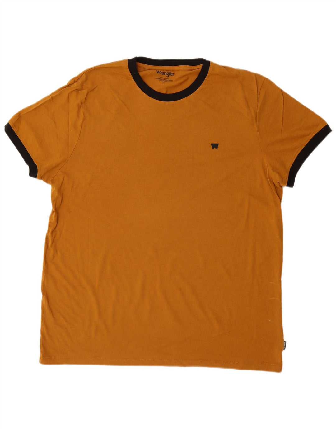 Ανδρικό T-Shirt WRANGLER Top XL Καφέ Βαμβακερό