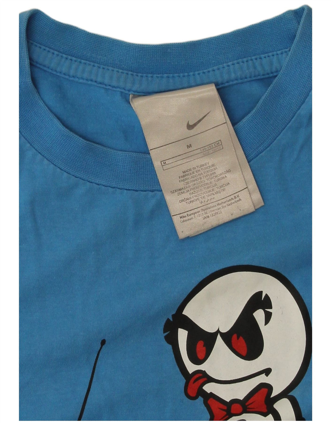 Μπλουζάκι Nike Boys Graphic T-shirt 10-11 ετών, μεσαίο μπλε βαμβακερό