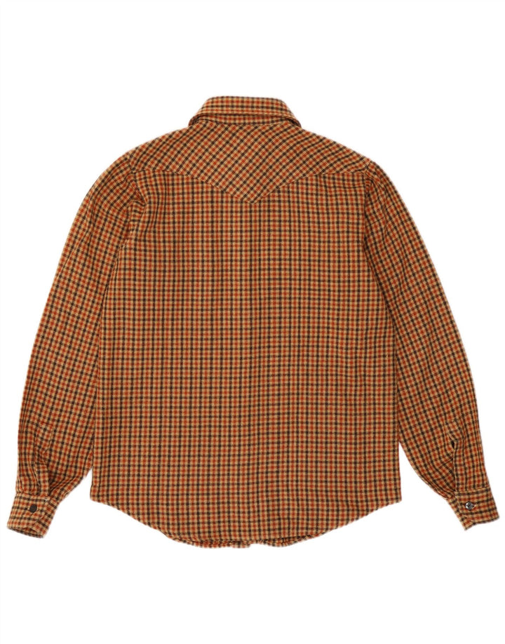 Πουκάμισο Wrangler Boys Flannel 13-14 ετών καφέ
