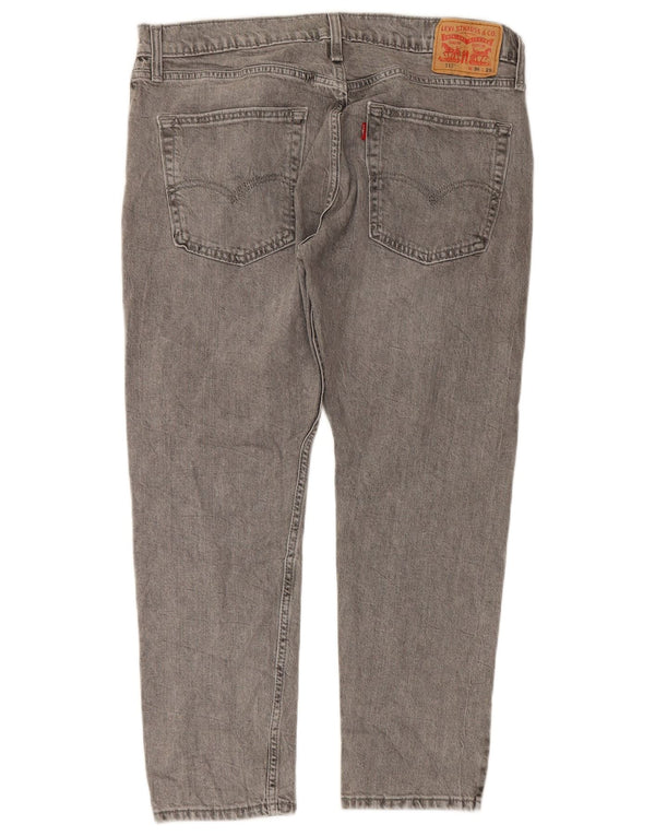 Levi's Mens 512 Slim Tapered Jeans W36 L29 Γκρι βαμβακερό