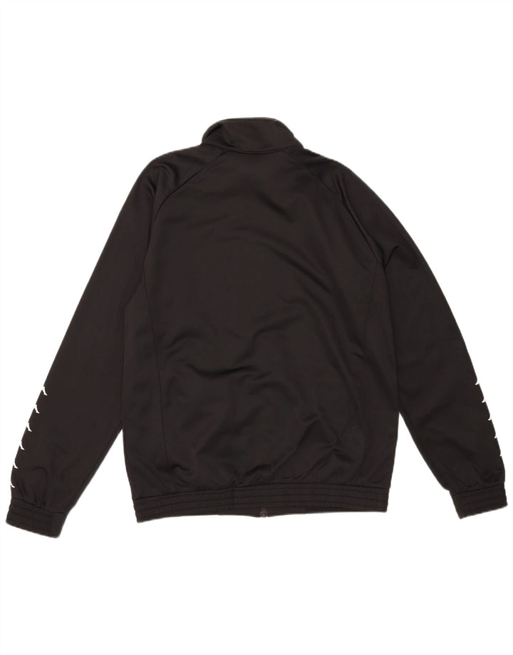 Ανδρική φόρμα γραφική Kappa Top Jacket Μεσαίο Μαύρο Πολυεστέρα