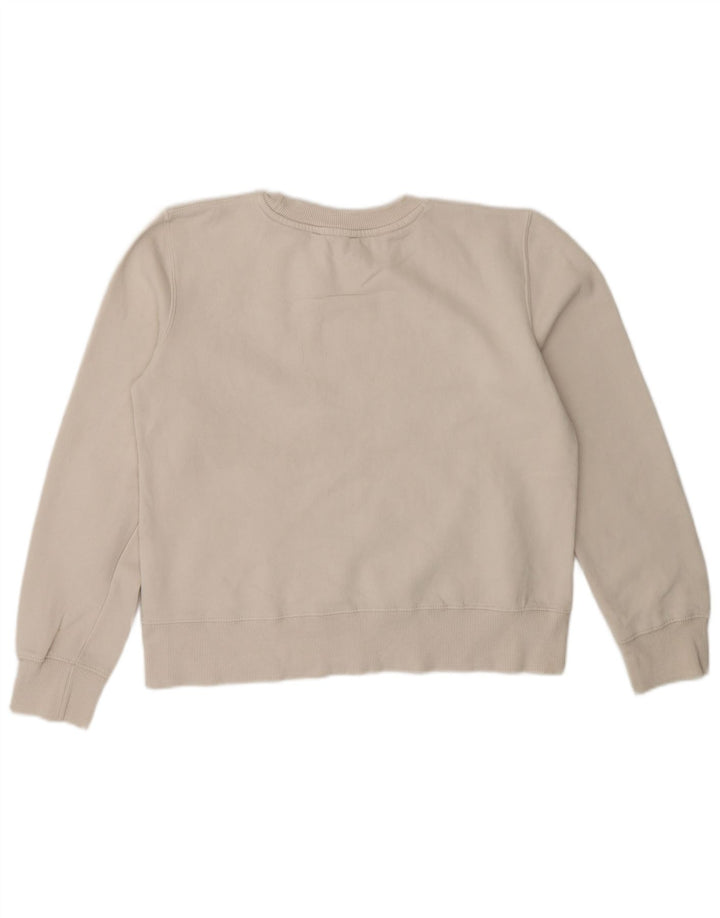 Zara Γυναικεία Φούτερ Jumper UK 10 Small Off White Βαμβακερό