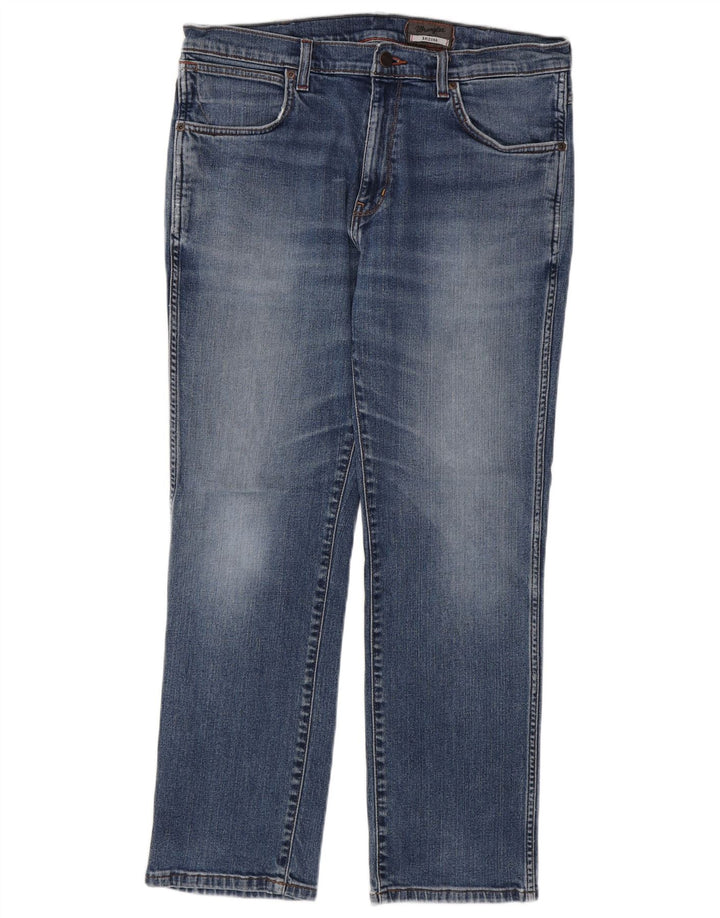 Ανδρικό τζιν ίσιο WRANGLER Arizona Stretch W36 L30 Μπλε βαμβακερό