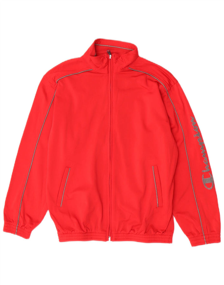 Champion Boys Graphic αθλητική φόρμα Top Jacket 11-12 Years Red Polyester