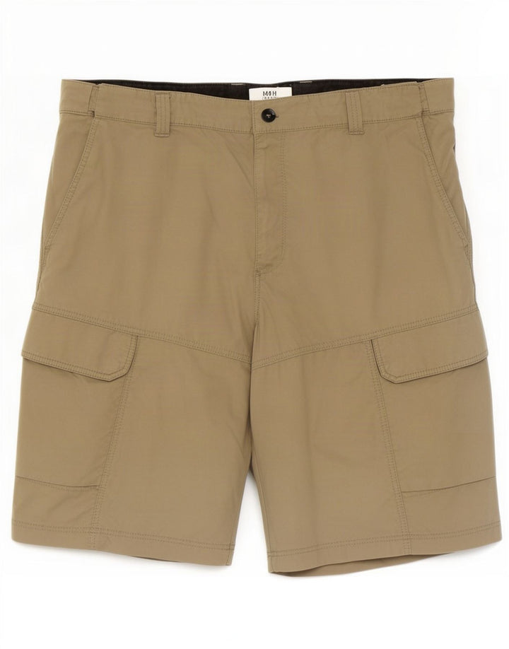 Ανδρικό σορτς Cargo Marks & Spencer EU 40 Medium W40 Μπεζ βαμβακερό