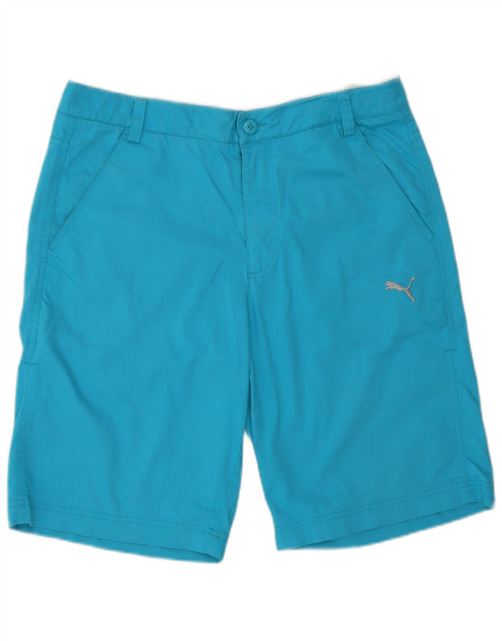 Ανδρικό σορτς chino Puma W32 μεσαίου μπλε πολυεστέρα