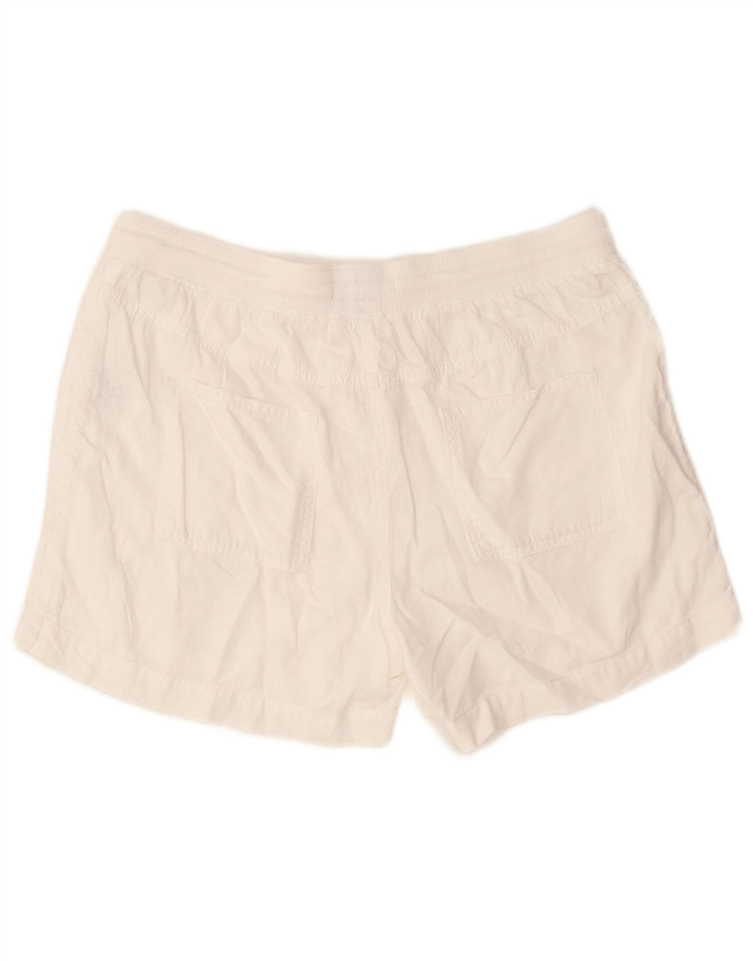 Marks & Spencer Γυναικείο Σορτς UK 14 Large W32 Λευκό Λινό