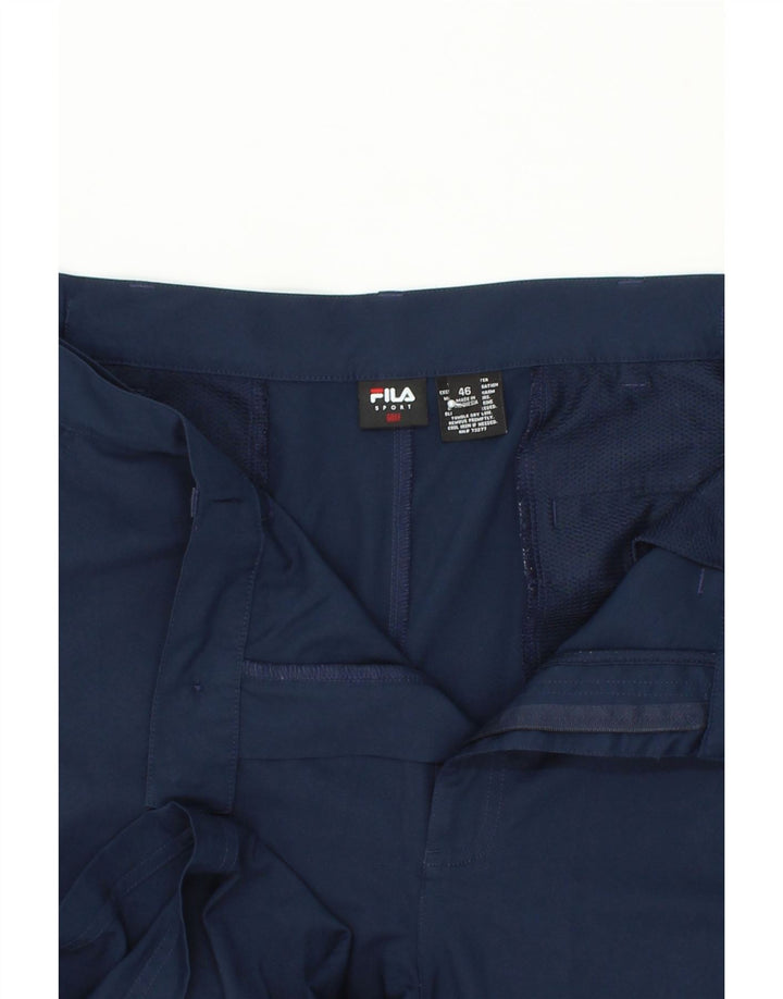 Ανδρικό σορτς FILA Golf Chino W46 3XL Navy Blue Polyester