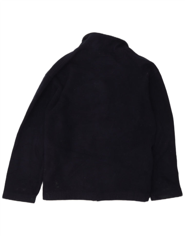 Reebok Ανδρικό Fleece Jacket UK 40 Large Navy Blue Polyester