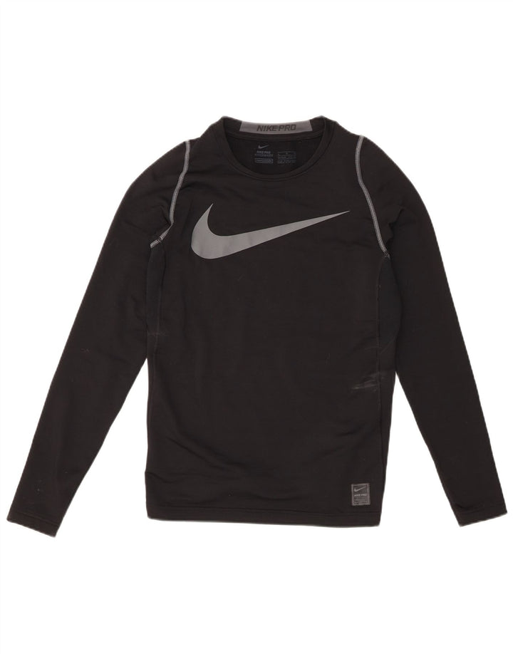 Nike Boys Graphic Top Μακρυμάνικο 13-14 ετών XL Μαύρο