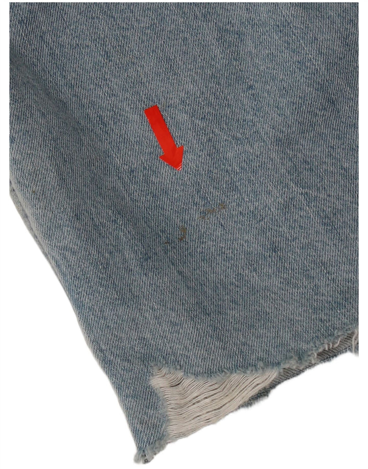 Levi's Womens Distressed Oversized τζιν παλτό UK 10 Small Blue Cotton