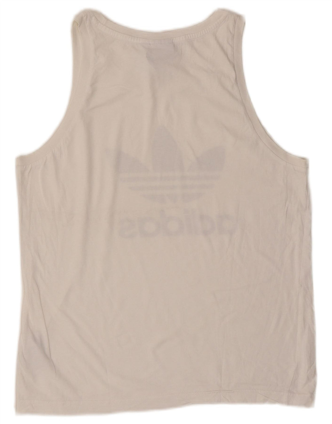 Ανδρικό γραφικό γιλέκο Adidas, μεσαίο λευκό βαμβακερό