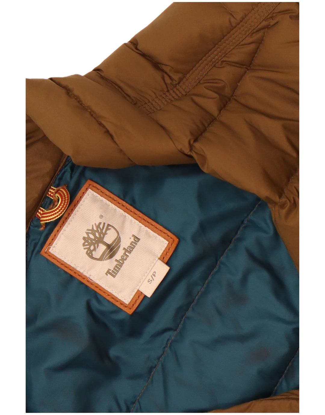 Ανδρικό μπουφάν Timberland με επένδυση UK 36 Small Brown