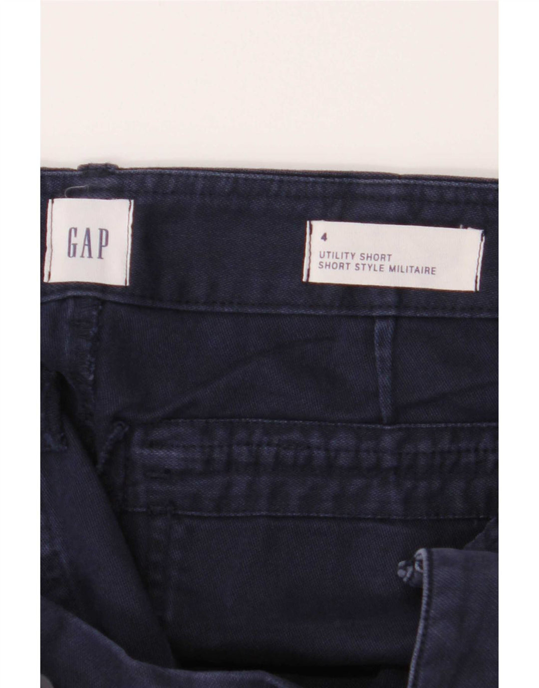 Gap Γυναικείο σορτς Chino US 4 Small W28 Navy Blue βαμβακερό