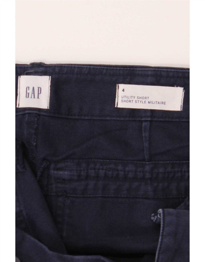 Gap Γυναικείο σορτς Chino US 4 Small W28 Navy Blue βαμβακερό