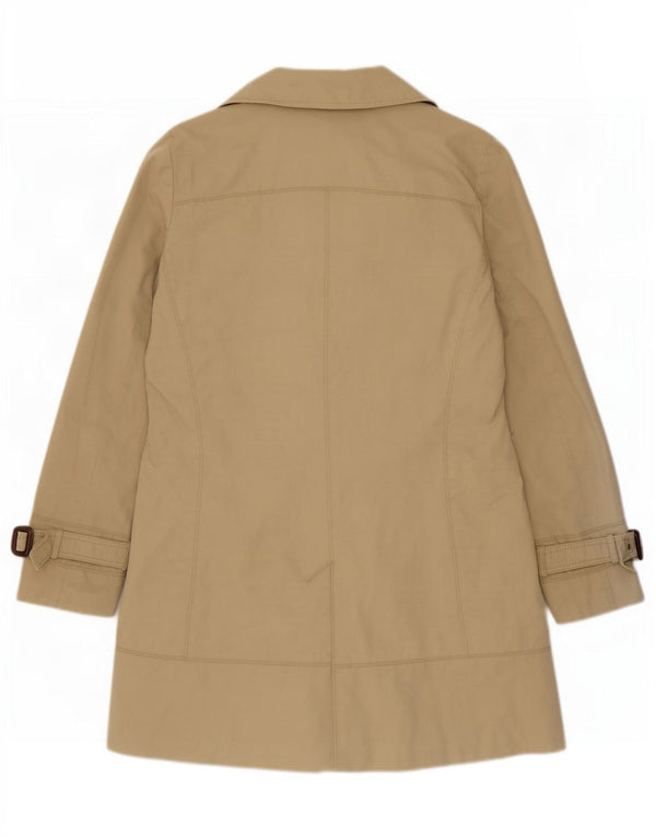 Zara Γυναικεία καμπαρντίνα UK 16 Large Beige Cotton